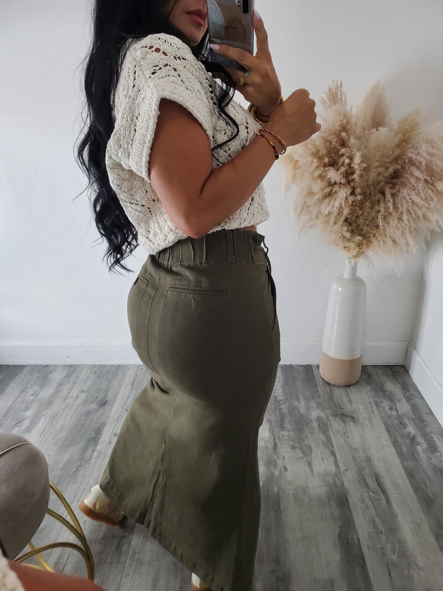 BUGGY MAXI SKIRT
