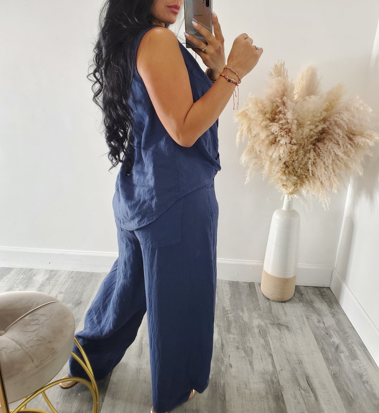 DANIA LINEN PANT SET