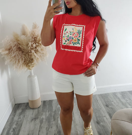 FLOWERS TOP