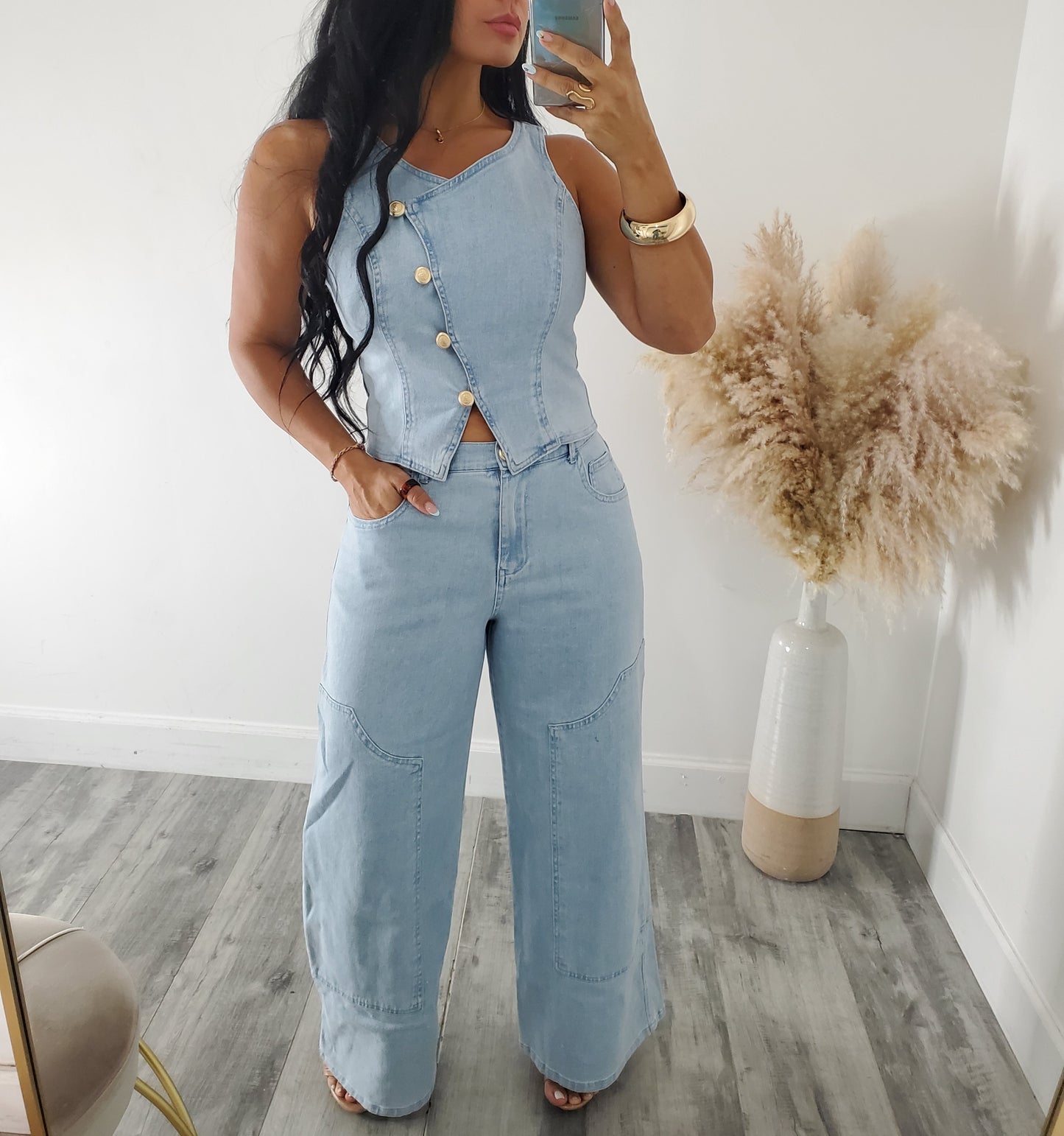 IOWA DENM PANT SET