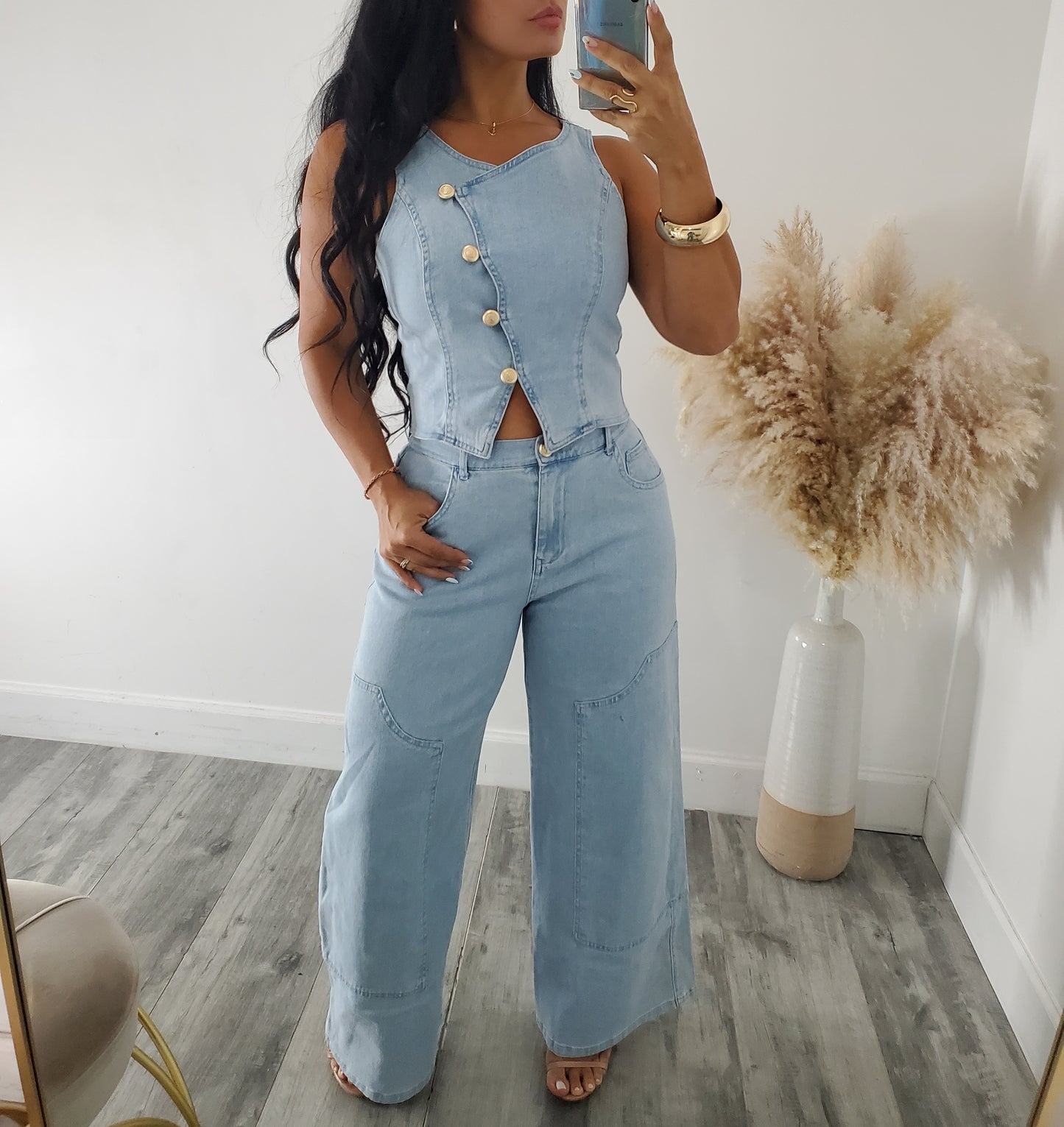 IOWA DENM PANT SET