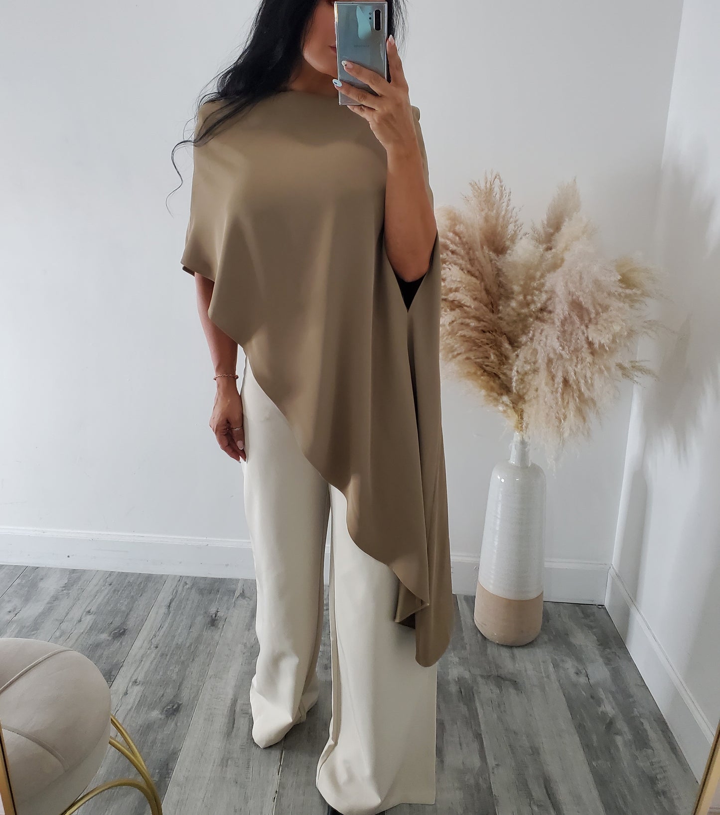 A FANCY MAXI TOP