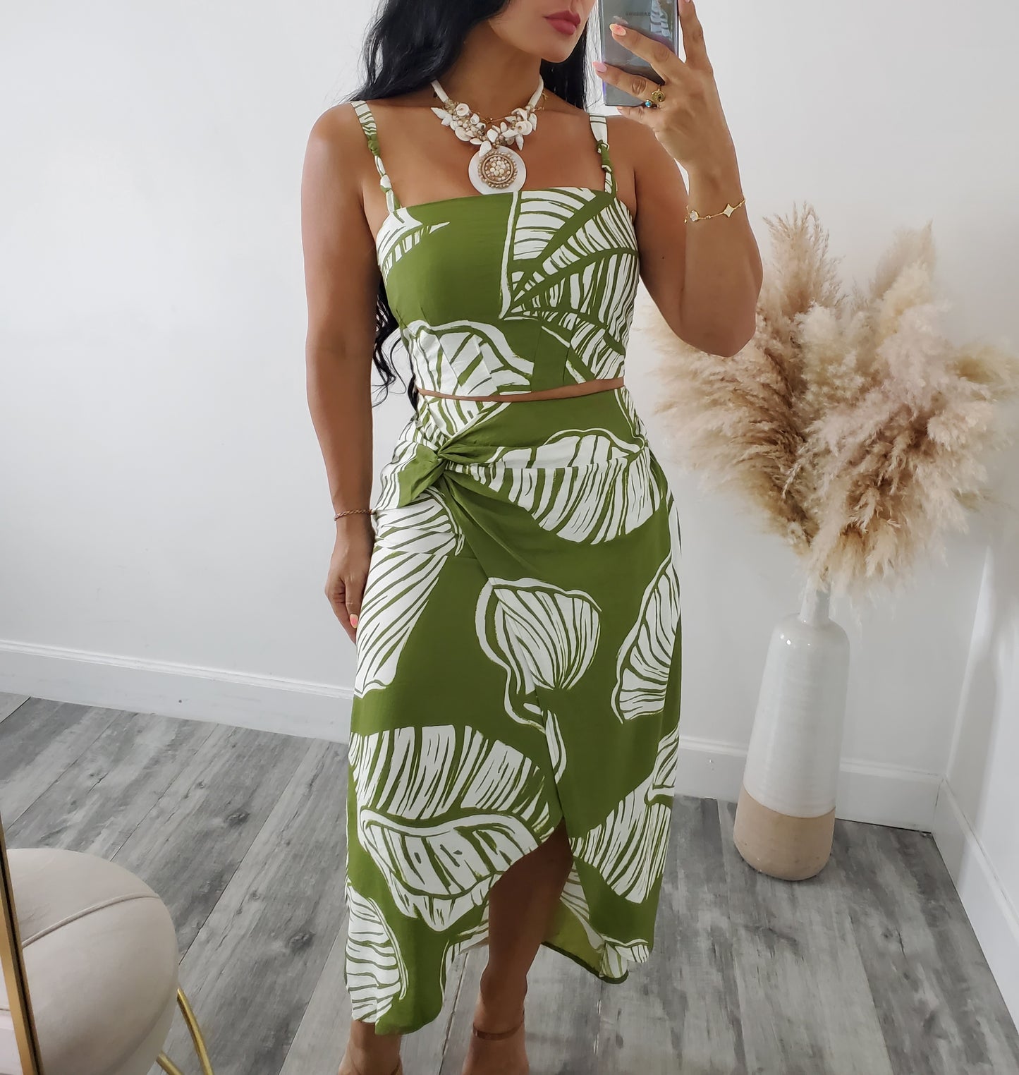 GARDEN MAXI SKIRT SET