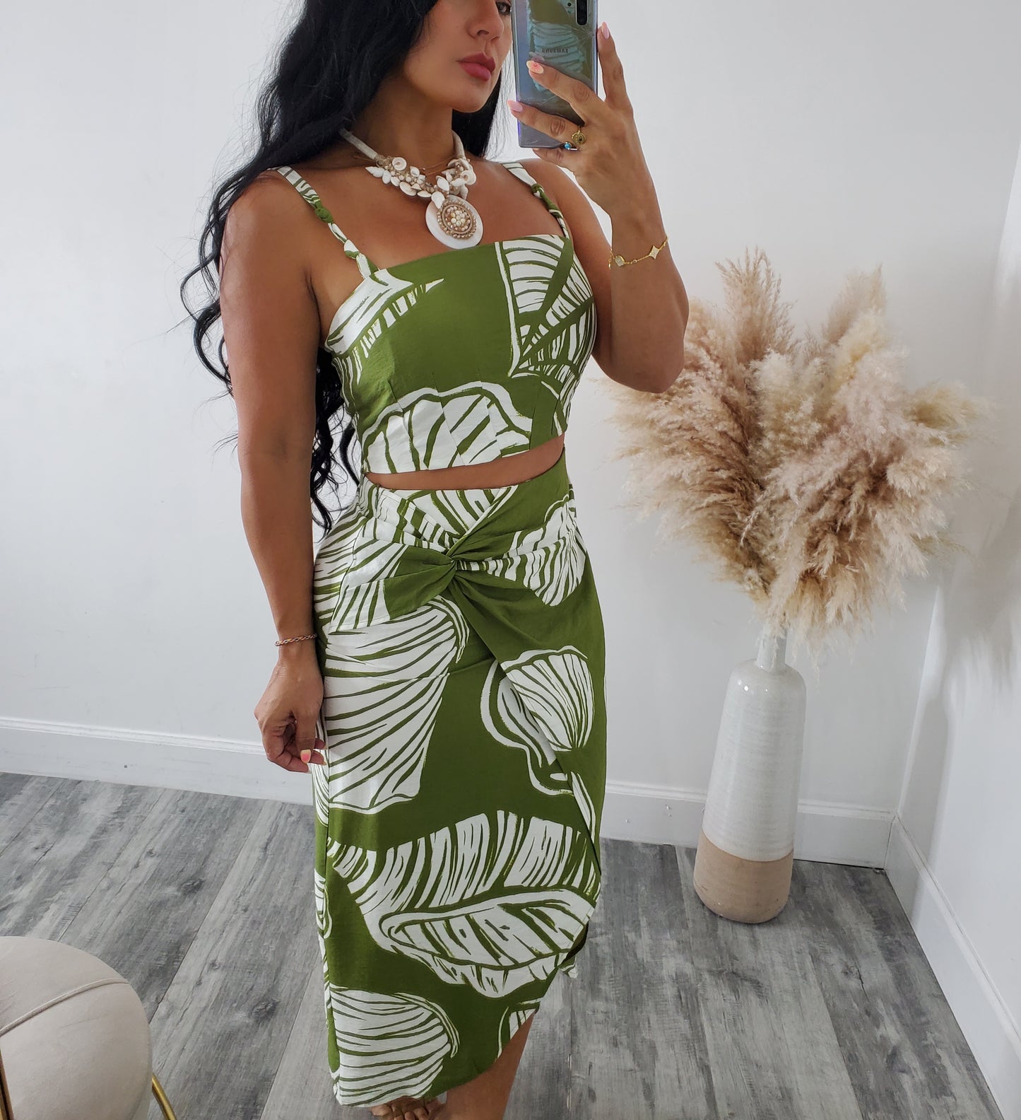 GARDEN MAXI SKIRT SET