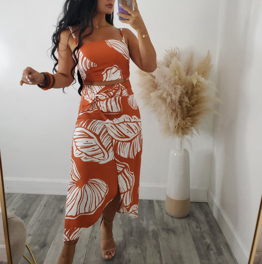 GARDEN MAXI SKIRT SET