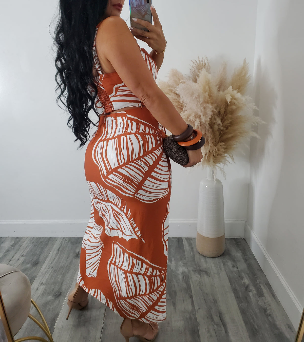 GARDEN MAXI SKIRT SET