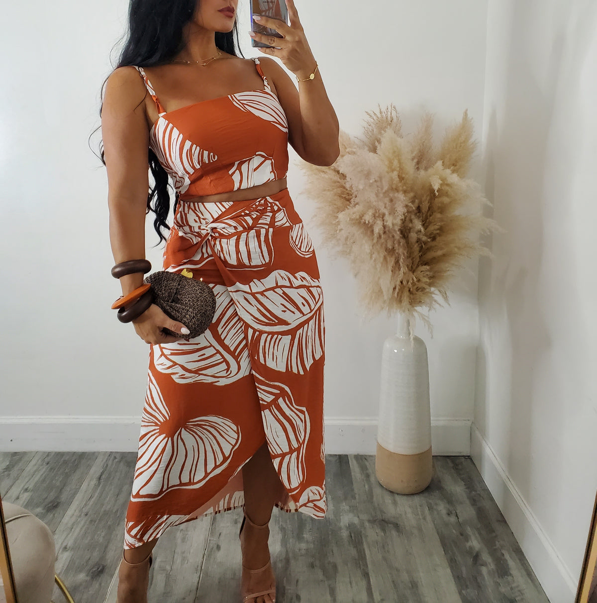GARDEN MAXI SKIRT SET