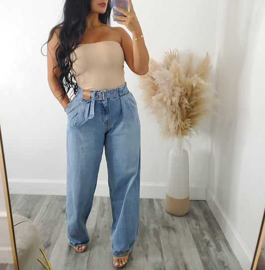 DETAIL BELT PANTS