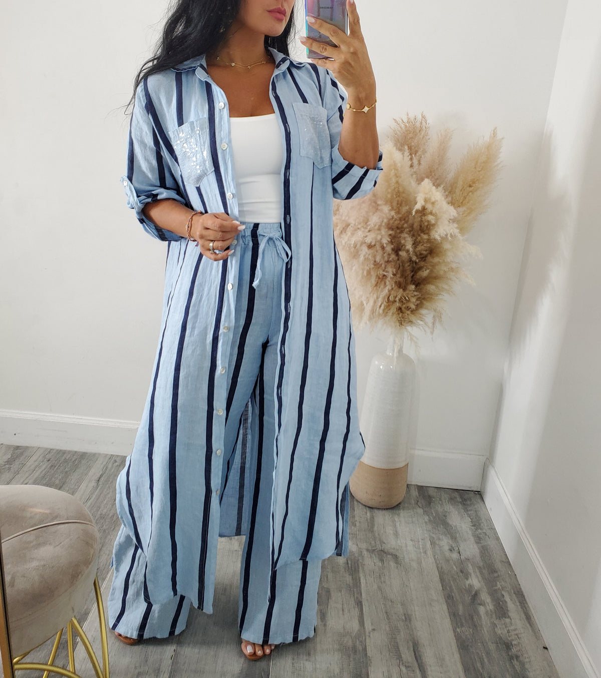 ANARA LINEN PANTS