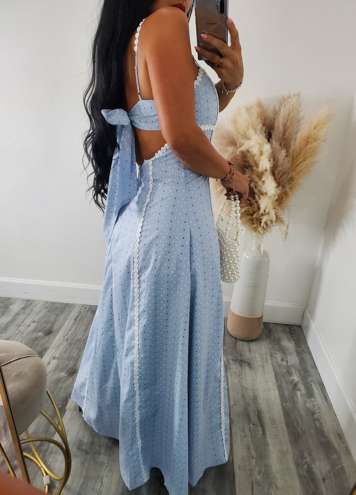 SKY POLKA DOT MAXI