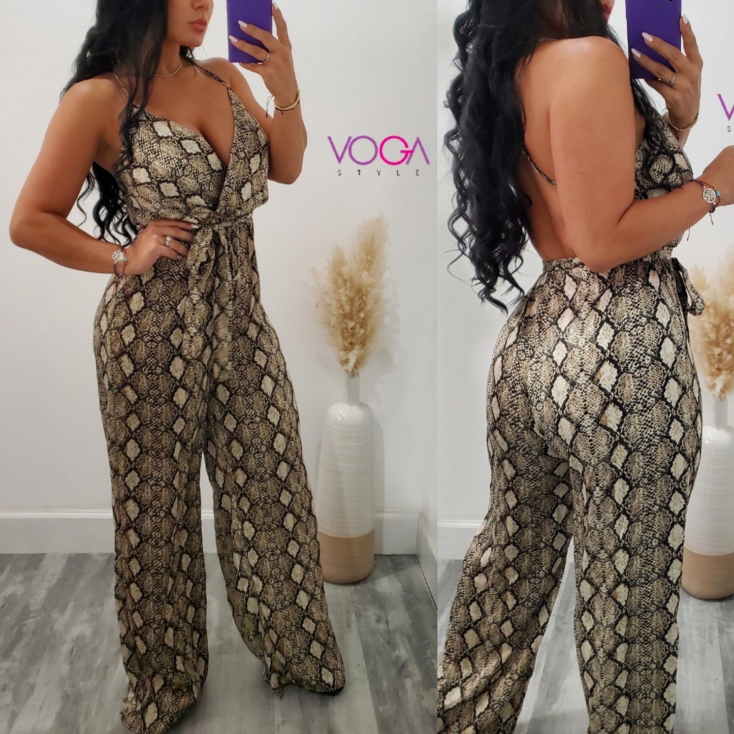 Animal Print Jumpsuit