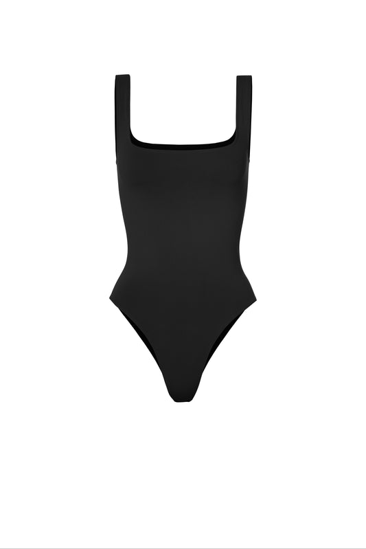 PLAIN SQUARE NECK BODYSUIT