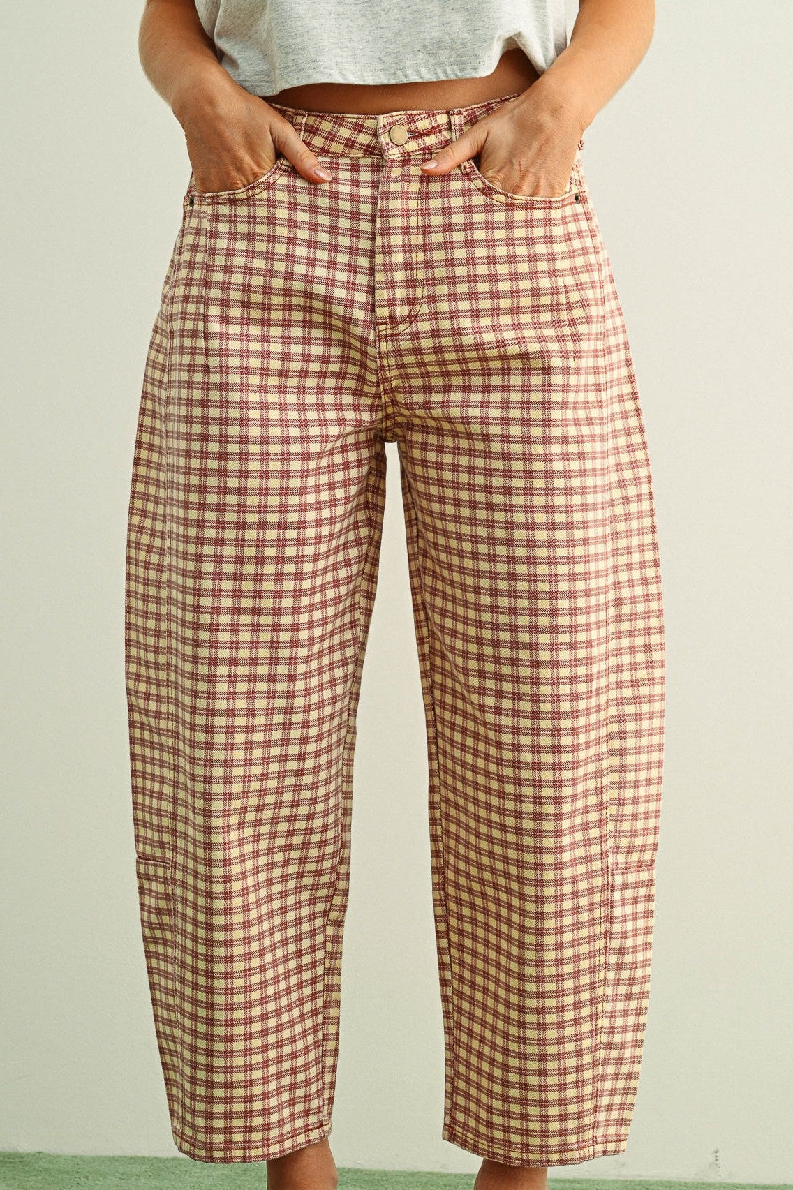 LALA BARREL PANTS