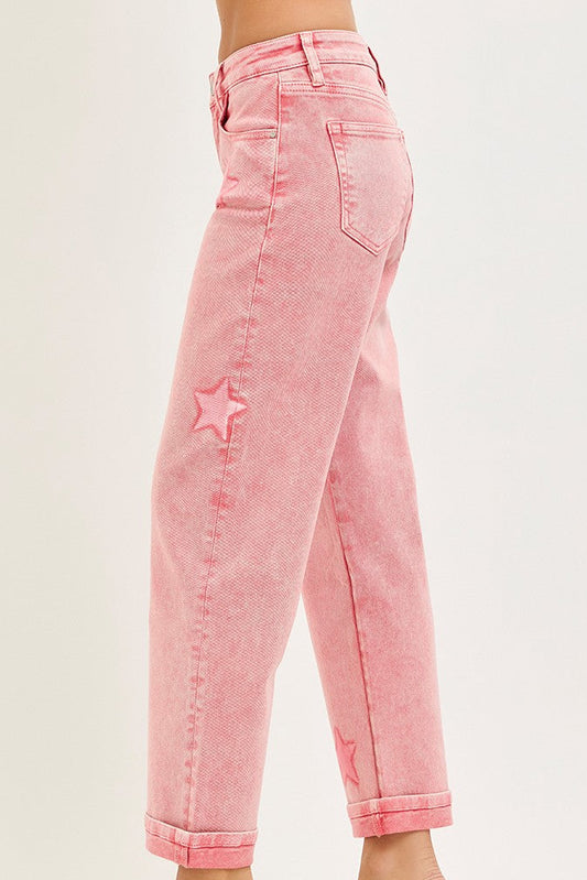 STAR DETAIL JEANS