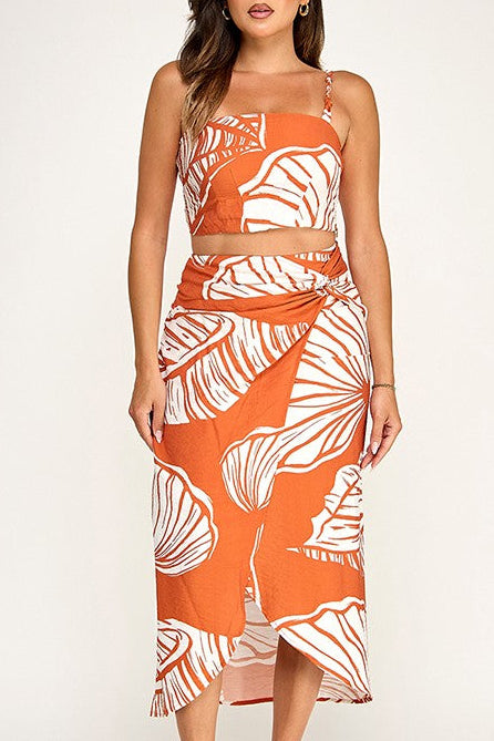 GARDEN MAXI SKIRT SET