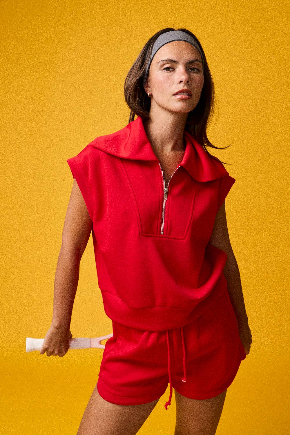 Blake Half Zip Top and Shorts Set