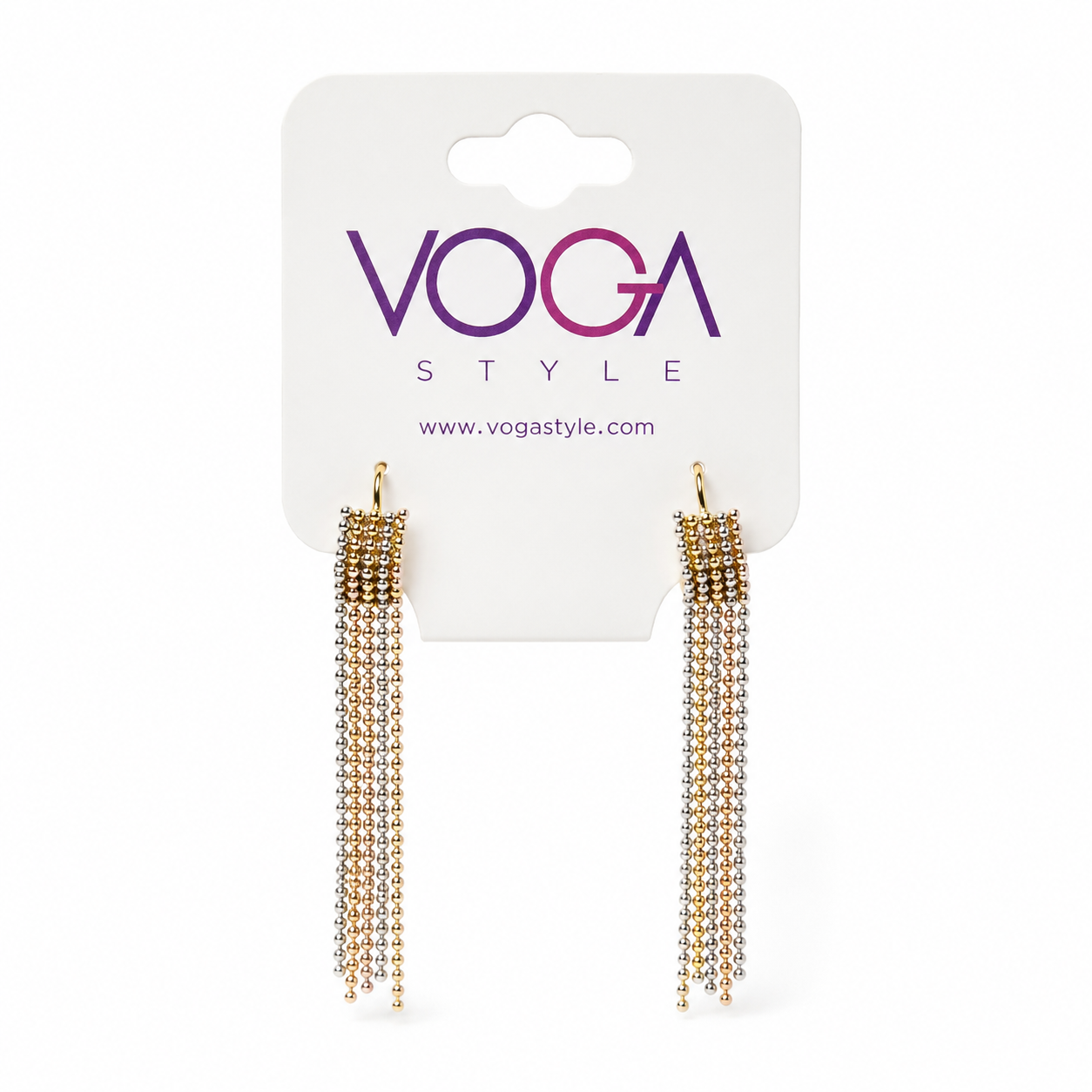 CHAIN TASSEL EARRING