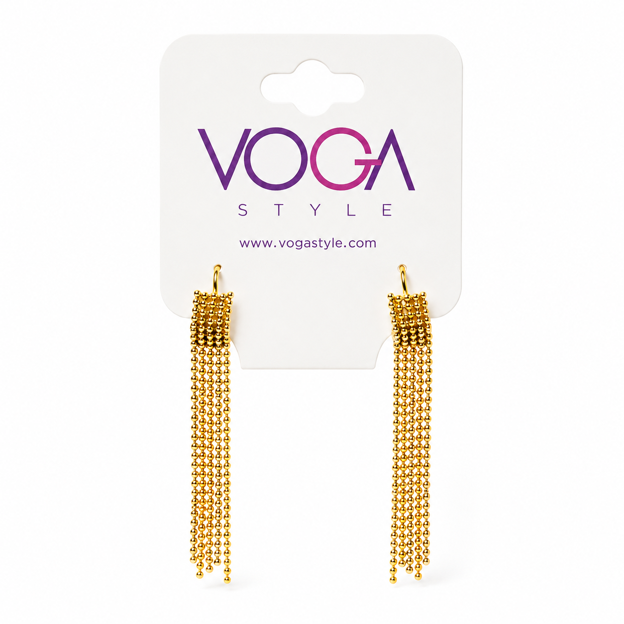 CHAIN TASSEL EARRING