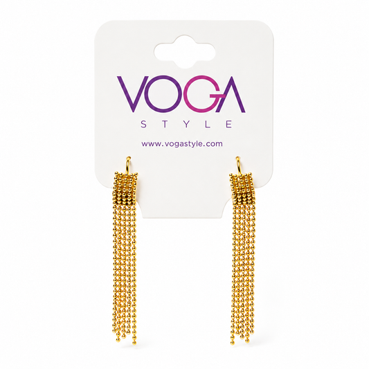 CHAIN TASSEL EARRING