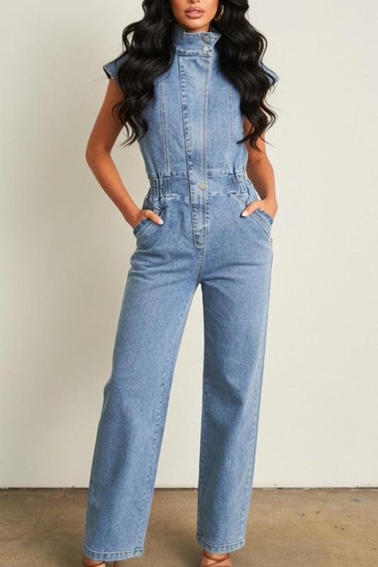 DENIM JUMPSUIT