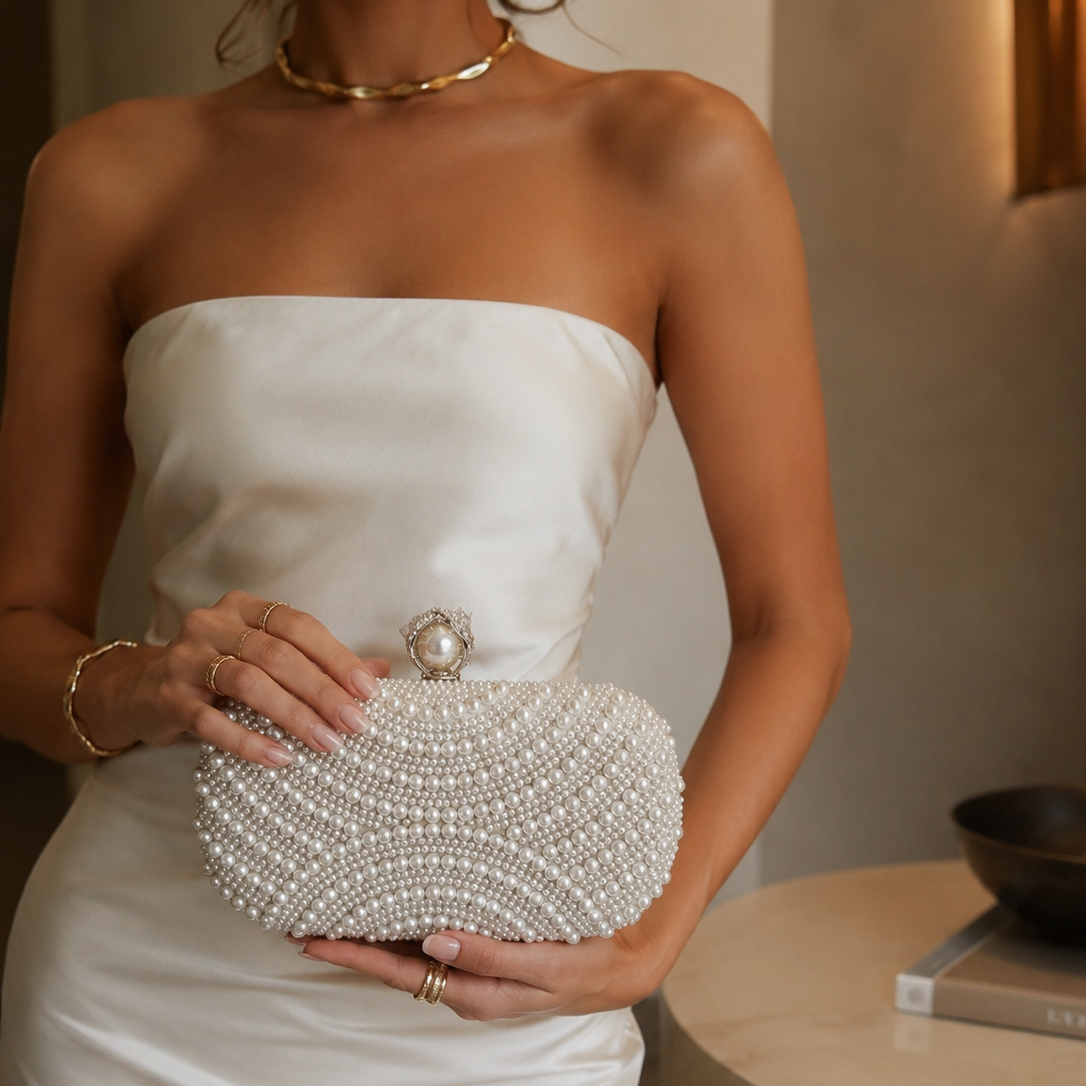 PEARL LUXE CLUTCH