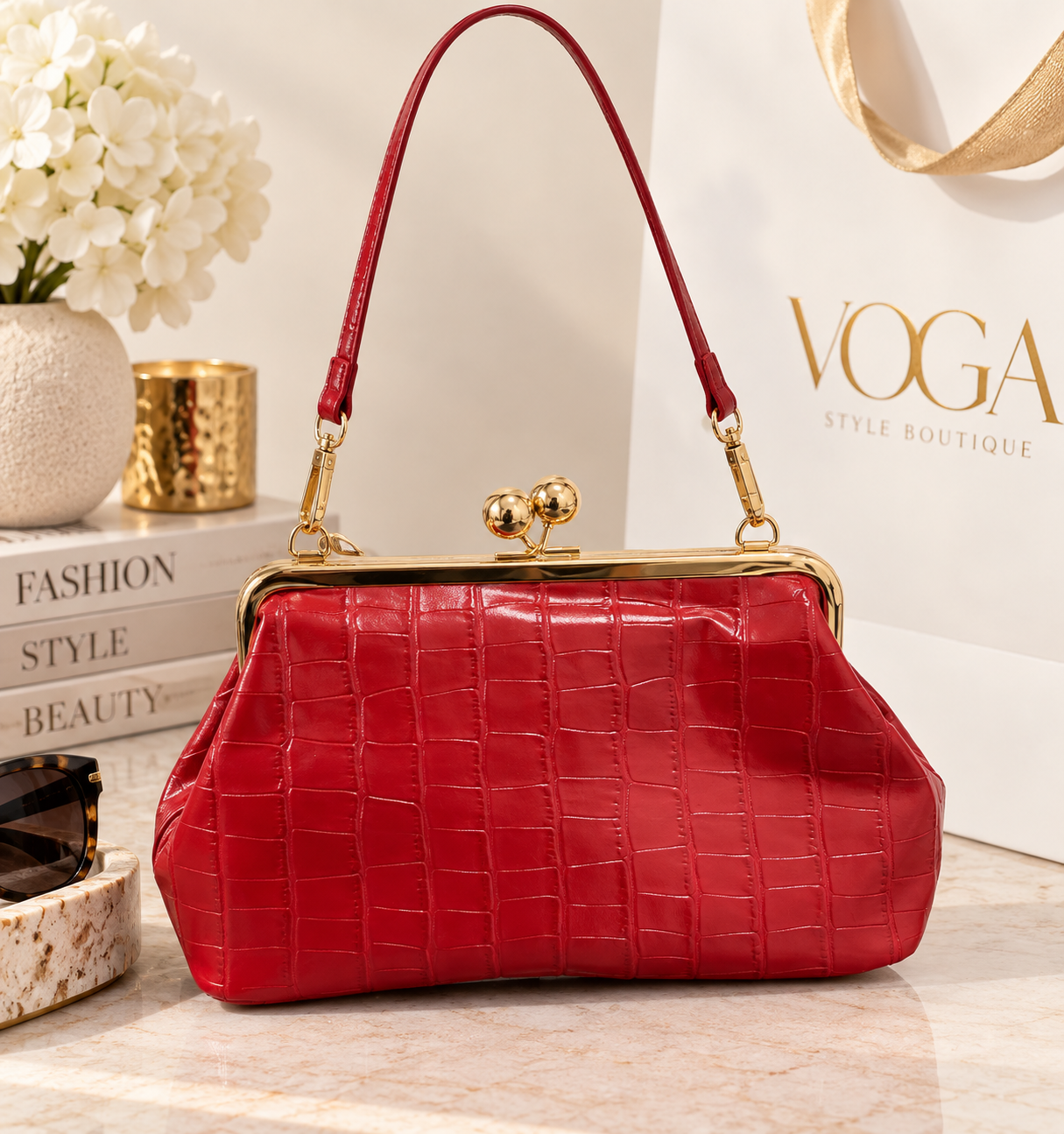 CROC KISS CLUTCH