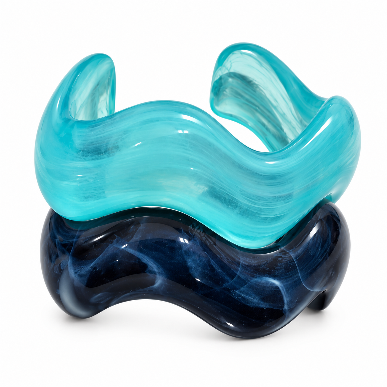 WAVE BANGLES SET