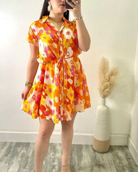 Tropical Mini Dress