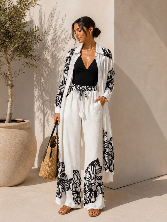 CRISS TURQ PANT SET