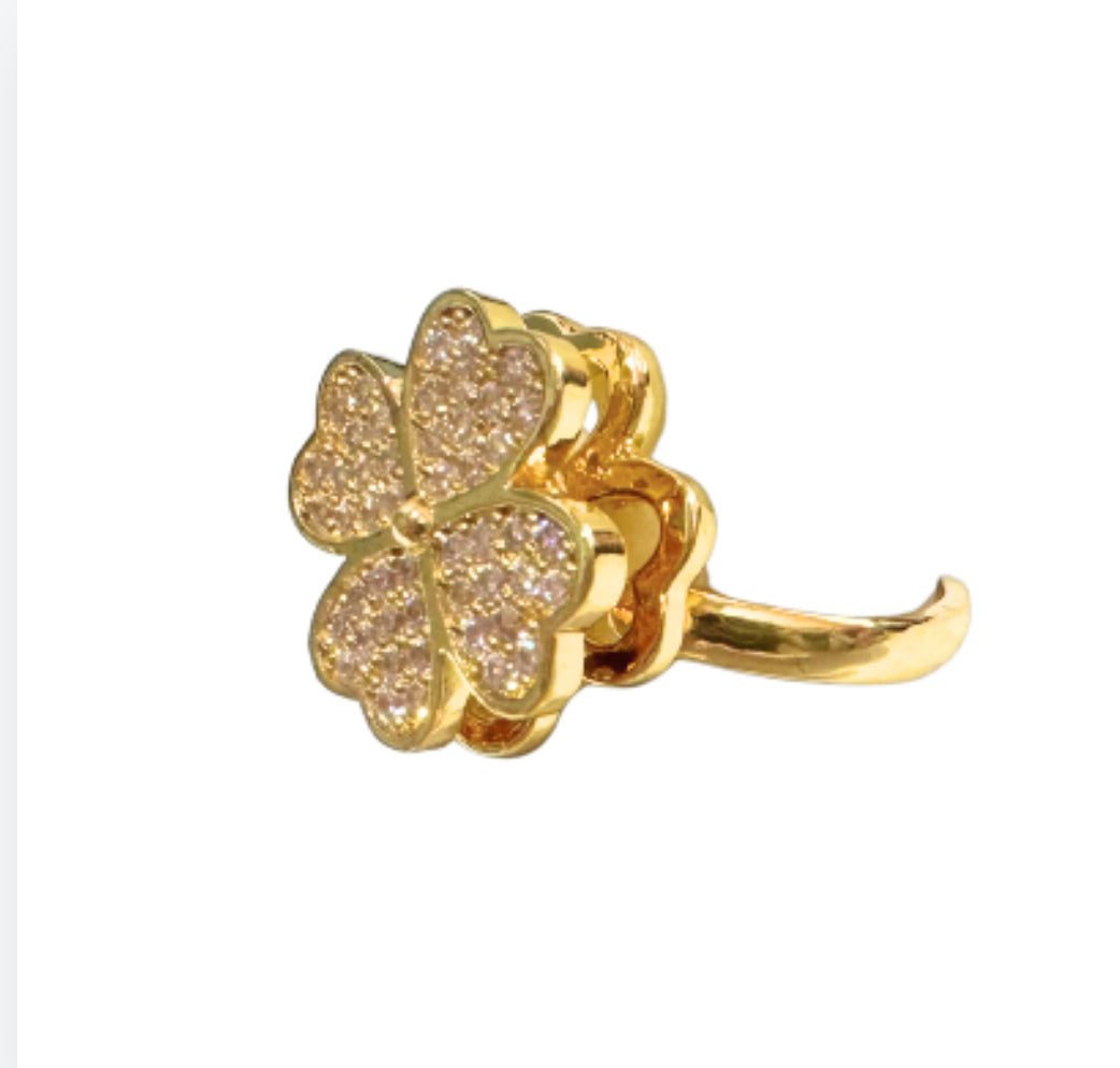 SPINNER FLOWER RING