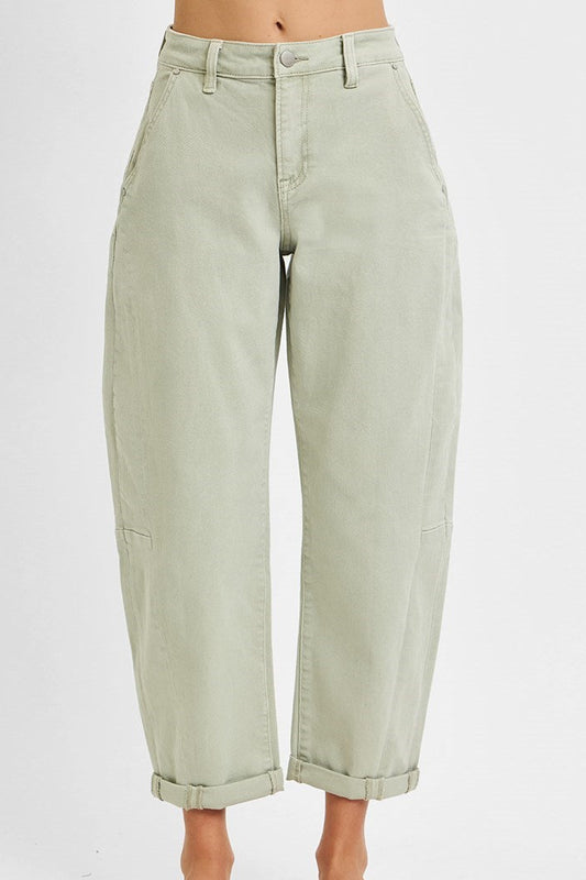 High Rise Relaxed Barrel jeans