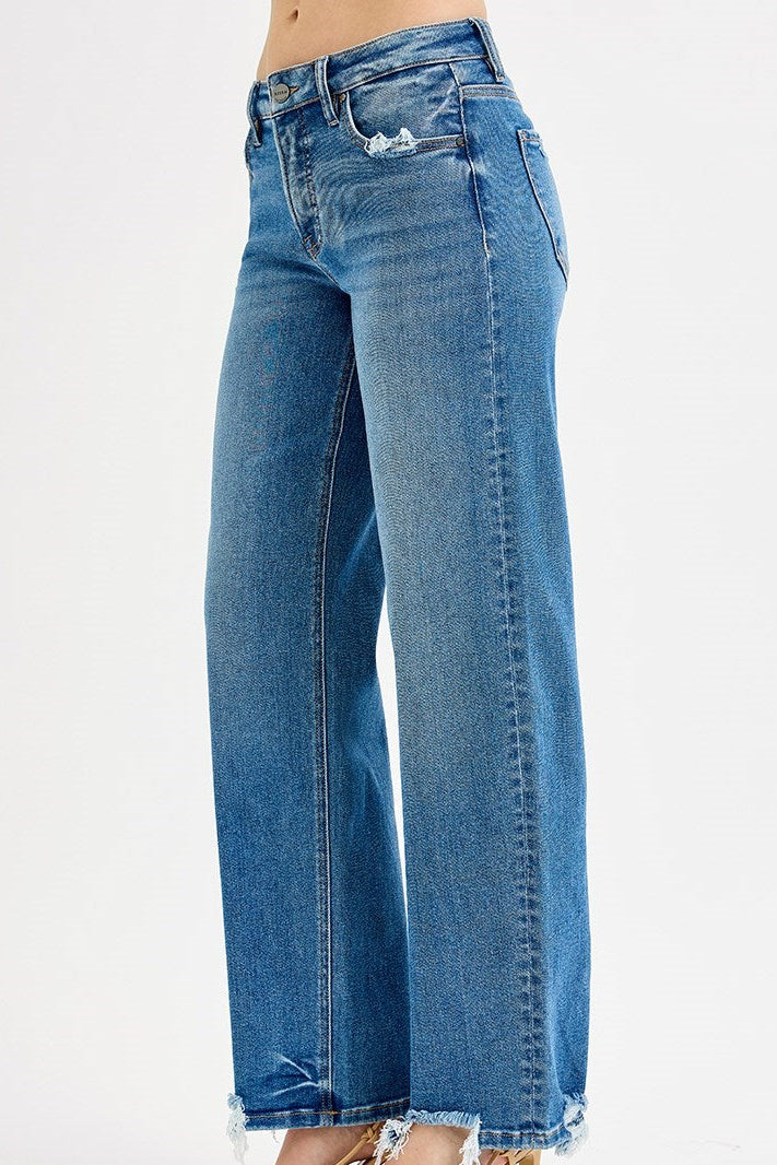 MID RISE BAGGY JEANS