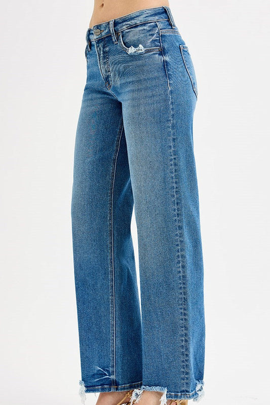 MID RISE BAGGY JEANS