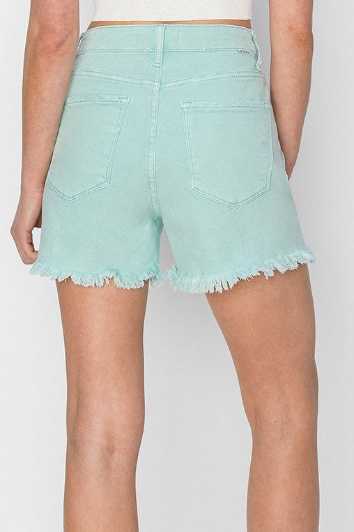 HIGH RISE CROSS OVER SHORTS