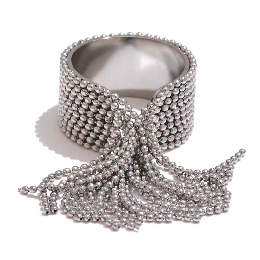 CHAIN TASSEL RING