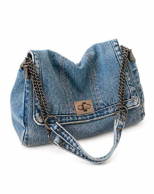DENIM DETAIL BAG