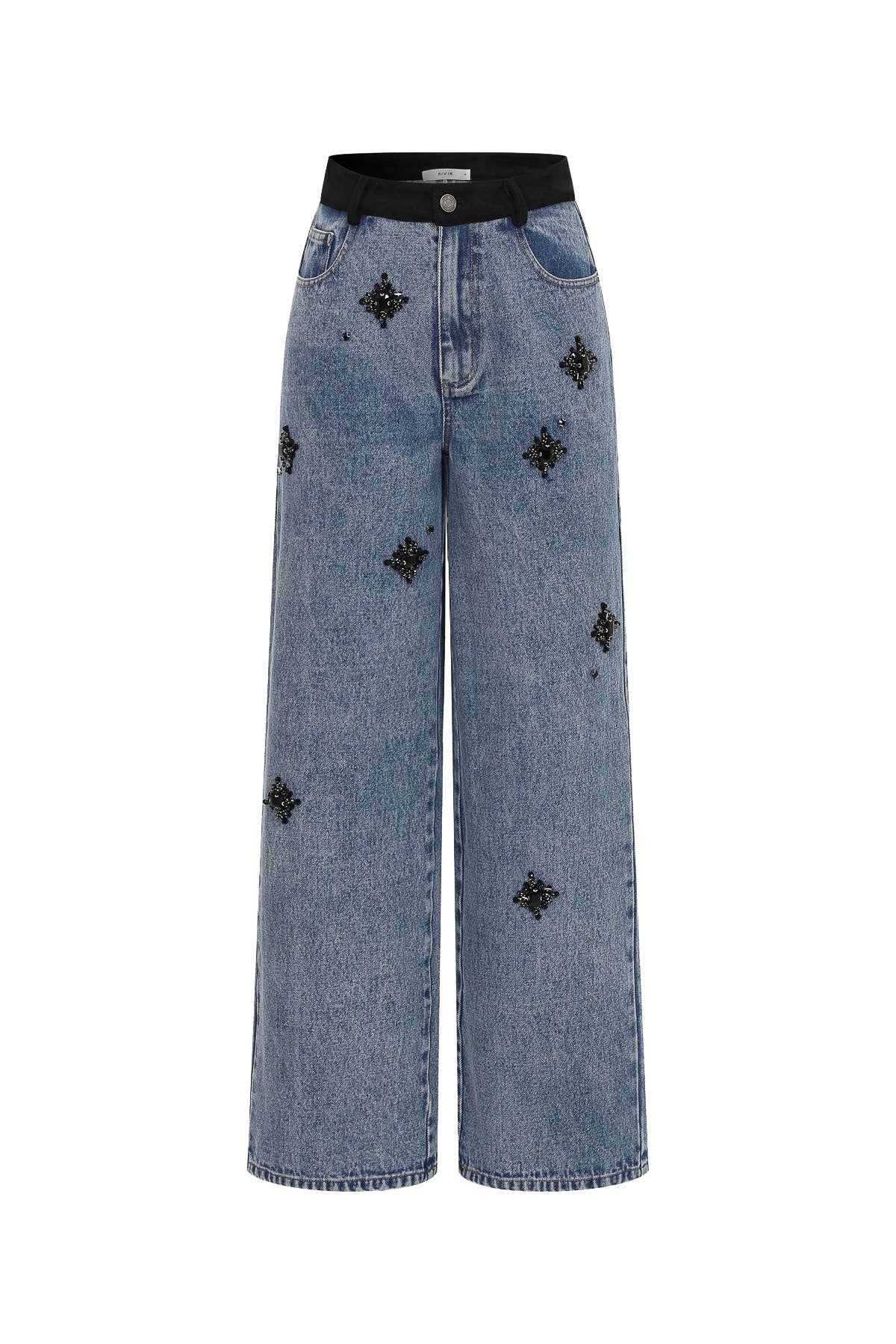Detail Denim Pants