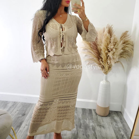 Call me again skirt set